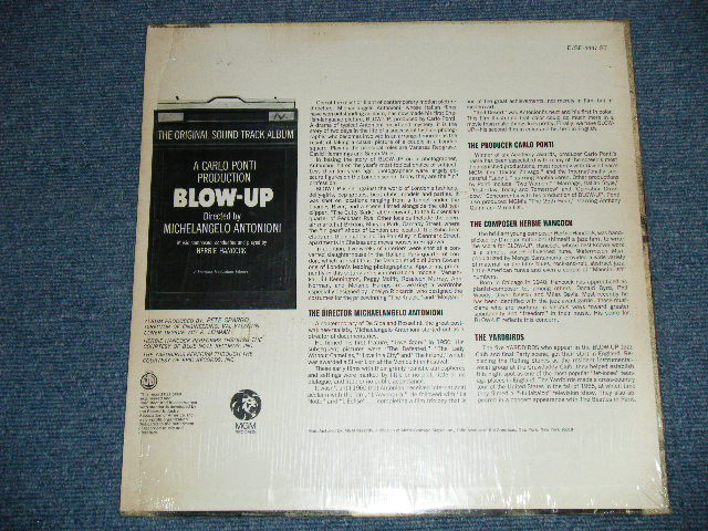 画像: "BLOW-UP" ost Sound Track (The YARDBIRDS,HERBIE HANCOCK,TOMORROW) (Ex+++/Ex+++)  / 1967 US AMERICA ORIGINAL STEREO Used LP 