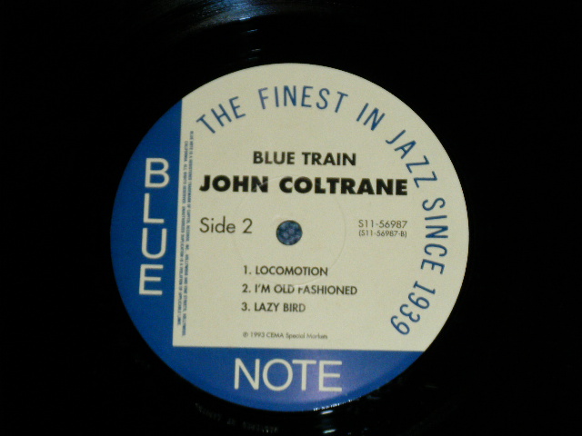 画像: JOHN COLTRANE  -  BLUE TRAIN ( Ex++/MINT-)  / 1993 US AMERICA REISSUE Used LP 