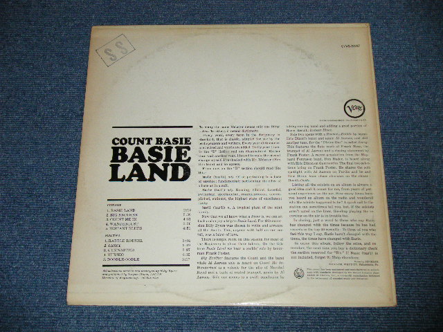 画像: COUNT BASIE - BASIE LAND ( Ex+/Ex+++) / 1964 US AMERICA ORIGINAL STEREO Used LP  