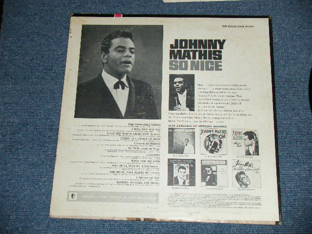 画像: JOHNNY MATHIS - SO NICE( Ex+,Ex-/Ex++)   / 1966 US AMERICA ORIGINAL STEREO Used  LP 