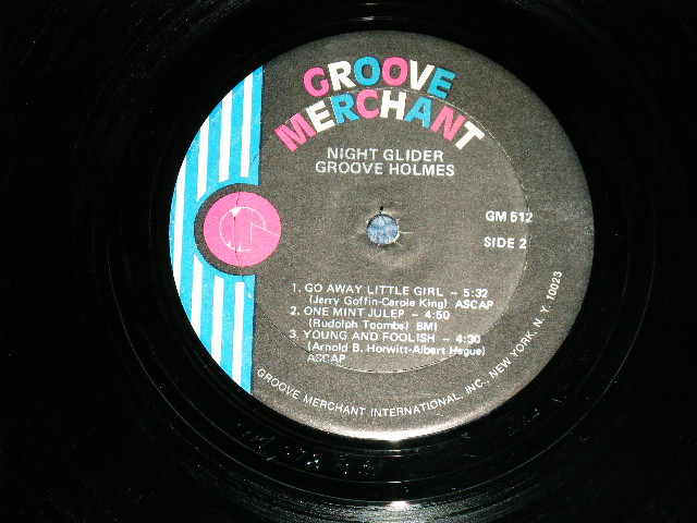 画像: RICHARD "GROOVE" HOLMES - NIGHT GLIDER  ( Ex++/Ex+++ Looks:Ex++ )   / 1972 US AMERICA ORIGINAL  Used LP 