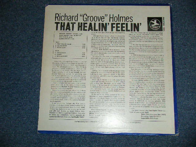 画像: RICHARD "GROOVE" HOLMES - THAT HEALIN' FEELIN' ( VG+++/Ex++ Looks:MINT- )   / 1969 US AMERICA ORIGINAL STEREO Used LP  