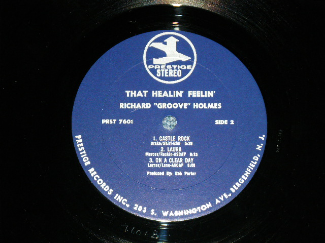 画像: RICHARD "GROOVE" HOLMES - THAT HEALIN' FEELIN' ( VG+++/Ex++ Looks:MINT- )   / 1969 US AMERICA ORIGINAL STEREO Used LP  