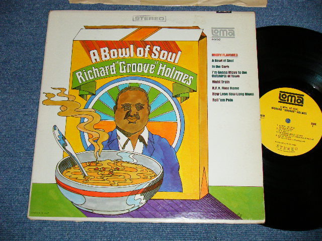 画像1: RICHARD "GROOVE" HOLMES - A BOWL OF SOUL ( Ex/Ex++ Looks:Ex+++ )   / 1960's US AMERICA ORIGINAL STEREO Used LP  