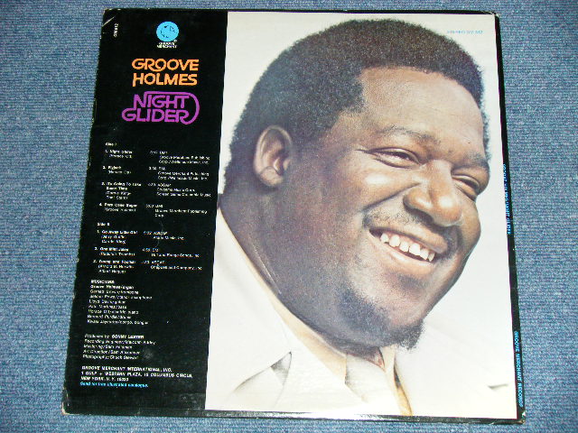 画像: RICHARD "GROOVE" HOLMES - NIGHT GLIDER  ( Ex++/Ex+++ Looks:Ex++ )   / 1972 US AMERICA ORIGINAL  Used LP 