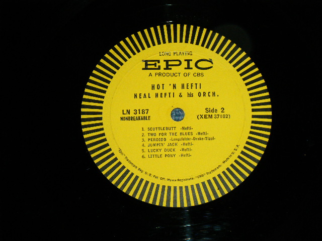 画像: NEAL HEFTI QUINTET - LIGHT AND RIGHT! THE MODERN TOUCH OF THE NEAL HEFTI QUINTET ( Ex+/Ex++)  / 1960 US AMERICA ORIGINAL "6 EYES Label" MONO Used  LP 