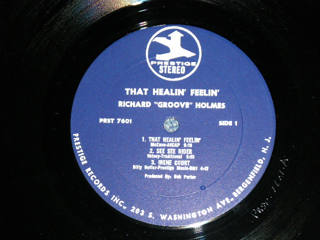 画像: RICHARD "GROOVE" HOLMES - THAT HEALIN' FEELIN' ( VG+++/Ex++ Looks:MINT- )   / 1969 US AMERICA ORIGINAL STEREO Used LP  