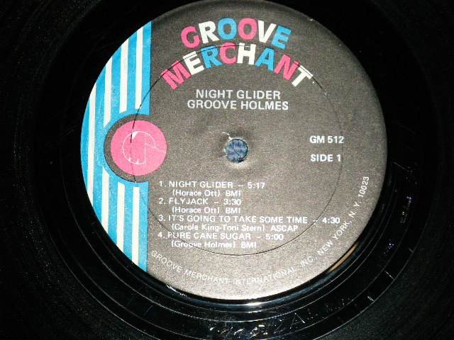画像: RICHARD "GROOVE" HOLMES - NIGHT GLIDER  ( Ex++/Ex+++ Looks:Ex++ )   / 1972 US AMERICA ORIGINAL  Used LP 