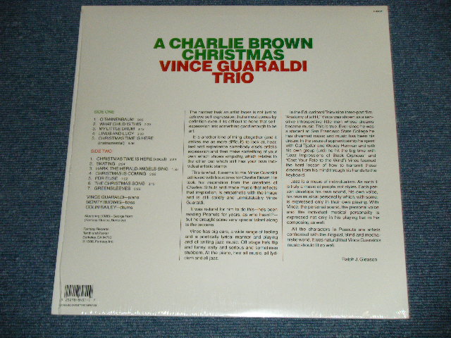 画像: VINCE GUARALDI TRIO - A CHARLIE BROWN CHRISTMAS ( MINT/MINT )  / 1988  US AMERICA REISSUE Used   LP 