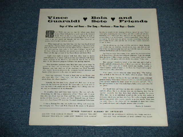 画像: VINCE GUARALDI \ BOLA SETE \ and Friends -  VINCE GUARALDI \ BOLA SETE \ and Friends ( Ex+++/Ex+++ Looks;Ex+++) :  ) / 1964 US AMERICA ORIGINAL "BLUE  with GOLD PRINT Label" STEREO  Used LP  