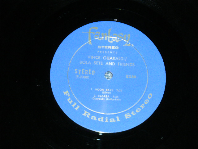 画像: VINCE GUARALDI \ BOLA SETE \ and Friends -  VINCE GUARALDI \ BOLA SETE \ and Friends ( Ex+++/Ex+++ Looks;Ex+++) :  ) / 1964 US AMERICA ORIGINAL "BLUE  with GOLD PRINT Label" STEREO  Used LP  