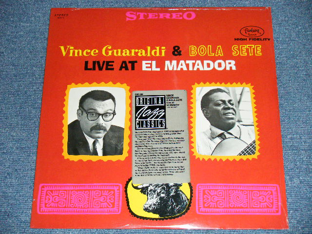 画像1: VINCE GUARALDI TRIO & BOLA SETE - LIVE AT EL MATADOR ( SEALED )  / 1983 US AMERICA REISSUE "BRAND NEW SEALED" LP