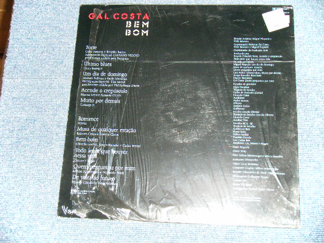 画像: GAL COSTA -  BEM BOM ( MINT-/MINT-)  / 1986 FRANCE ORIGINAL Used LP 