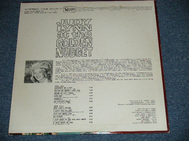 画像: JUDY LYNN - SINGS AT THE GOLDEN NUGGET ( Ex++/Ex++ ) / 1962 US AMERICA ORIGINAL Stereo Used LP  