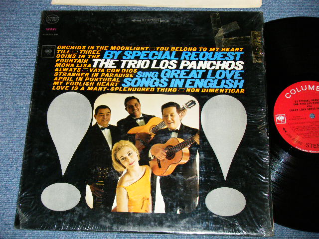 画像1: TRIO LOS PANCHOS - BY SPECIAL REQUEST  SING GREAT LOVE SONGS IN ENGLISH  ( MINT-/MINT- )   / 1964 US AMERICA ORIGINAL 1st press "360 SOUND in BLACK" Label  STEREO Used LP