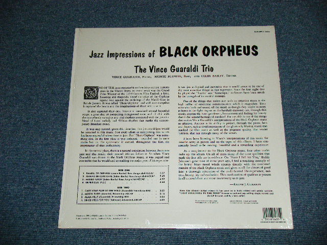 画像: 'sVINCE GUARALDI  - JAZZ IMPRESSIONS OF BLACK ORPHEUS : CAST YOUR FATE TO THE WIND ~THE ORIGINAL HIT~  ( MINT/MINT ) / 1980's  US AMERICA REISSUE   STEREO  Used LP  