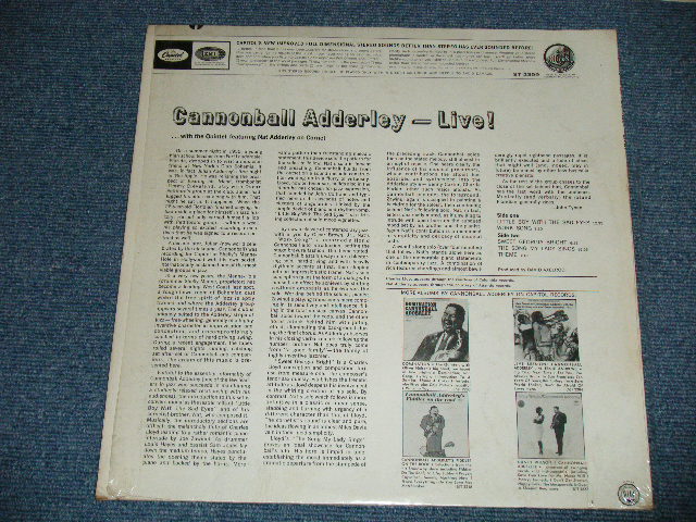 画像: CANNONBALL ADDERLEY  - LIVE  ( Ex+++/MINT- )  / 1965 US AMERICA ORIGINAL "BLACK with RAINBOW and 'CAPITOL' Logo on TOP" Label  STEREO  Used LP 