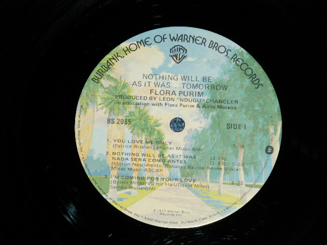 画像: FLORA PURIM - NOTHING WILL BE AS IT WAS...TOMORROW ( Ex/Ex+ ) / 1977  US AMERICA ORIGINAL Used LP
