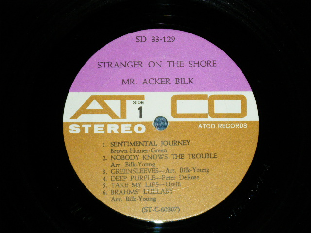 画像: Mr. ACKER BILK - STRANGER ON THE SHORE   ( Ex+/Ex++ Looks: Ex+++ A-5 :VG+++)   / 1961  US AMERICA ORIGINAL STEREO  Used   LP  