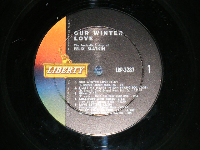 画像: FELIX SLATKIN - OUR WINTER LOVE ( Ex+/Ex- Looks:Ex+++, Ex++ Looks: Ex+++)   / 1963 US AMERICA ORIGINAL MONO Used   LP  