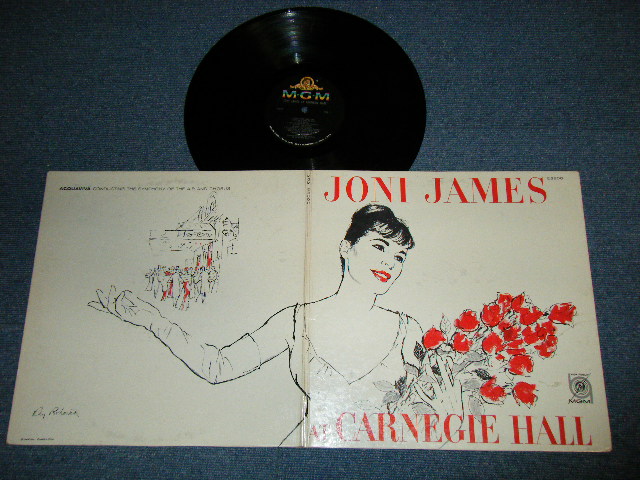 画像1: JONI JAMES - AT CARNEGIE HALL ( Ex++/Ex+++ Looks: Ex+ )  / 1959 US AMERICA ORIGINAL 1st Press "Black Label"  MONO Used LP