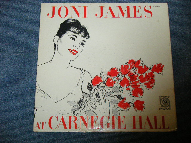 画像: JONI JAMES - AT CARNEGIE HALL ( Ex+/Ex++ Looks: Ex+ )  / 1959 US AMERICA ORIGINAL 1st Press "Black Label"  MONO Used LP