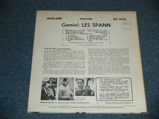 画像: LES SPANN  - GEMINI   ( Ex++/Ex++- )  / 1961 US AMERICA ORIGINAL  STEREO  Used LP 