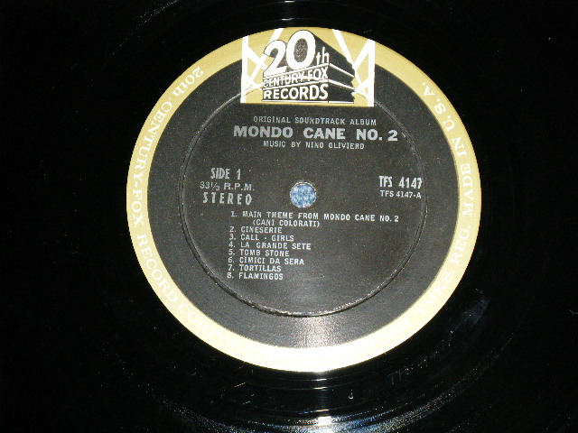 画像: OST / MUSIC BY  NINO OLIVIERO - MONDO CANE NO.2 ( Ex+/Ex++) / 1964 US ORIGINAL STEREO  Used LP