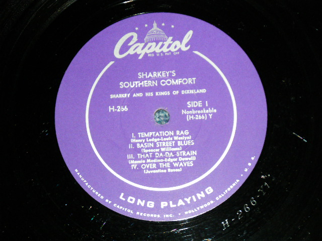 画像: SHARKEY'S & HIS KINGS OF DIXIE LAND - SHARKEY'S SOUTHERN COMFORT  ( Ex+++/Ex++)  / 1955 US AMERICA ORIGINAL MONO  Used LP 