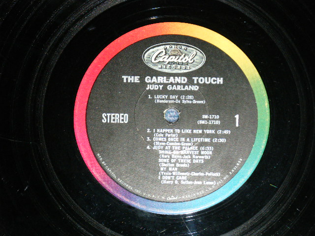 画像: JUDY GARLAND - THE GARLAND TOUCH ( Ex/Ex+ )  / 1967 US AMERICA ORIGINAL "BLACK with RAINBOW Ring Label" STEREO Used LP  