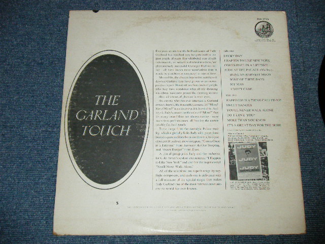 画像: JUDY GARLAND - THE GARLAND TOUCH ( Ex/Ex+ )  / 1967 US AMERICA ORIGINAL "BLACK with RAINBOW Ring Label" STEREO Used LP  