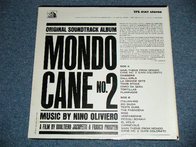 画像: OST / MUSIC BY  NINO OLIVIERO - MONDO CANE NO.2 ( Ex+/Ex++) / 1964 US ORIGINAL STEREO  Used LP