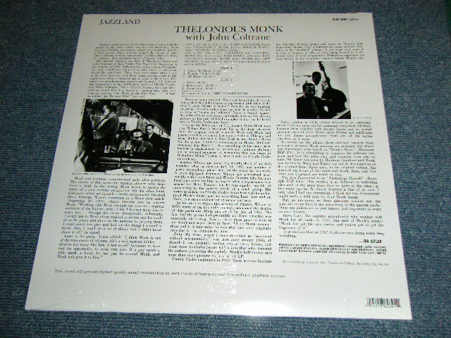 画像: THELONIOUS MONK  with JOHN COLTRANE  - THELONIOUS MONK  with JOHN COLTRANE   ( SEALED ) / US AMERICA Reissue RE-PRESS "Brand New Sealed"