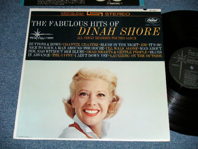 画像1: DINAH SHORE  - THE FABULOUS HITS OF  ( Ex+++/Ex+++) / Late 1960's US AMERICA ORIGINAL "BLACK with STARLINE Label" STEREO Used LP 