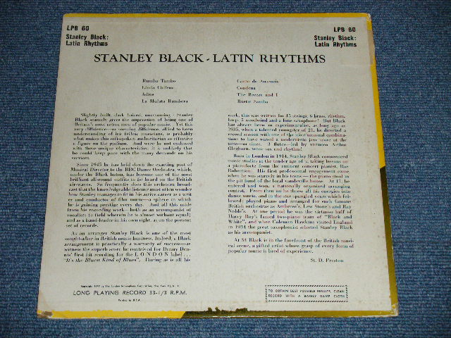 画像: STANLEY BLACK and His CONCERT ORCHESTRA - LATIN RHYTHMS  ( Ex/VG+++ )  / 1949 US AMERICA ORIGINAL MONO  Used 10" LP 