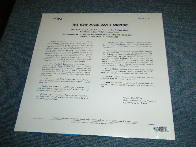 画像: MILES DAVIS - THE NEW MILES DAVIS  QUINTET ( SEALED ) / US AMERICA Reissue RE-PRESS "Brand New Sealed"