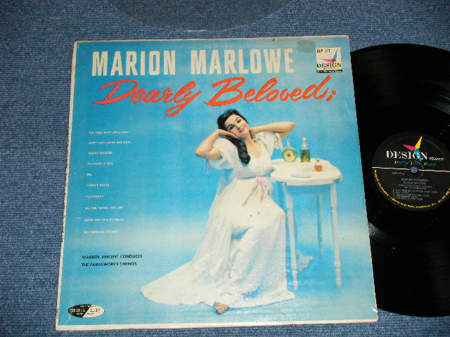 画像1: MARION MARLOWE - DEARLY BELOVED  ( Ex+/Ex+ ) / 1960's? US AMERICA  ORIGINAL  MONO  UsedLP