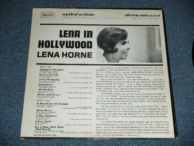 画像: LENA  HORNE -  LENA IN HOLLYWOOD  ( Ex/Ex+++ )    / 1966 US AMERICA ORIGINAL  STEREO  Used LP 