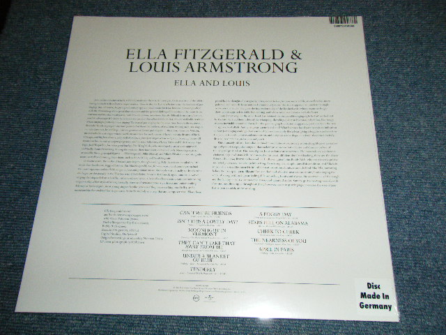 画像: ELLA FITZGERALD & LOUIS ARMSTRONG  - ELLA and LOUIS ( SEALED)  / 2013  US AMERICA REISSUE "BRAND NEW SEALED"  LP 