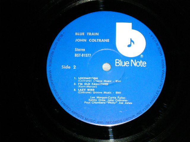 画像: JOHN COLTRANE  -  BLUE TRAIN ( Ex+++/MINT-)  / Early 1970's  US AMERICA REISSUE "DARK BLUE Label" Used LP 