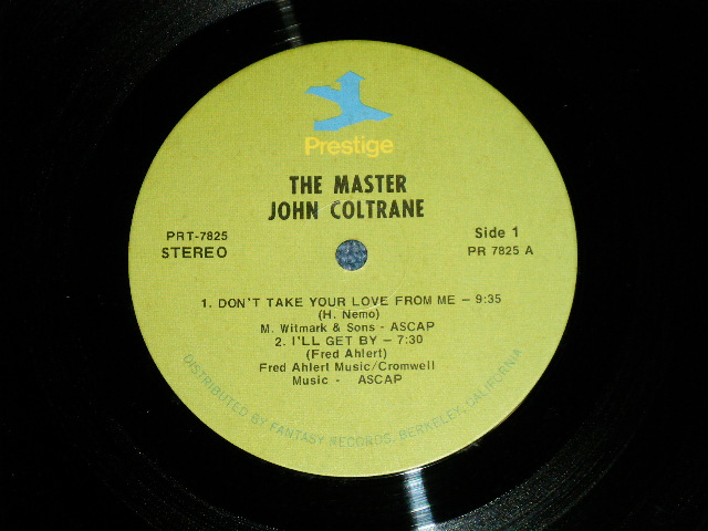 画像: JOHN COLTRANE  - THE MASTER ( Ex+++/MINT-)  / 1970  US AMERICA REISSUE "LIME GREEN  Label" Used LP 
