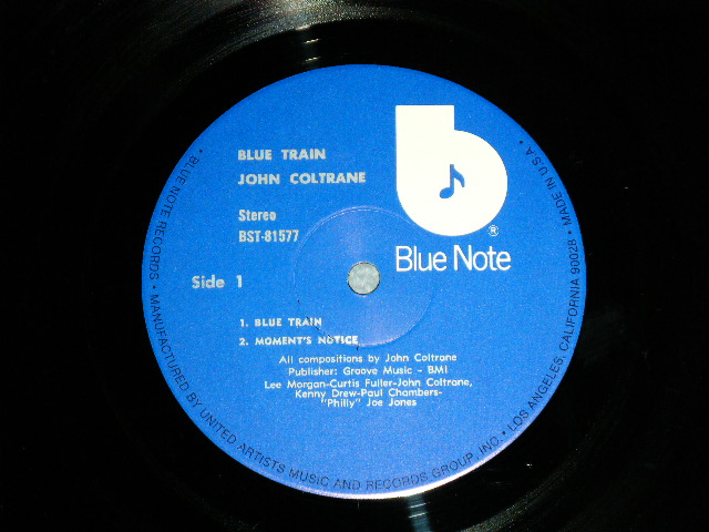 画像: JOHN COLTRANE  -  BLUE TRAIN ( Ex+++/MINT-)  / Early 1970's  US AMERICA REISSUE "DARK BLUE Label" Used LP 