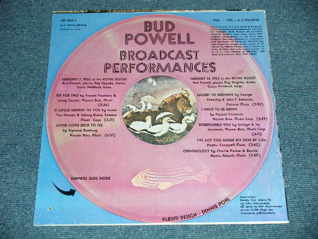 画像: BUD POWELL - BUD IN PARIS ( Ex+++/MINT-) /1975  US AMERICA ORIGINAL Used LP