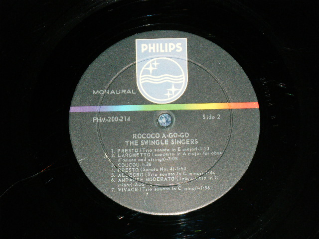 画像: The SWINGLE SINGERS - ROCOCOC A' GO-GO  ( VG+++/Ex+)  / 1966 US AMERICA  ORIGINAL MONO Used LP