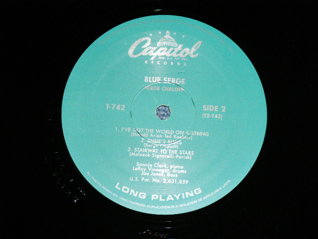 画像: SERGE CHALOFF - BLUE SERGE ( MINT/MINT)  /  US AMERICA  REISSUE MONO Used LP 