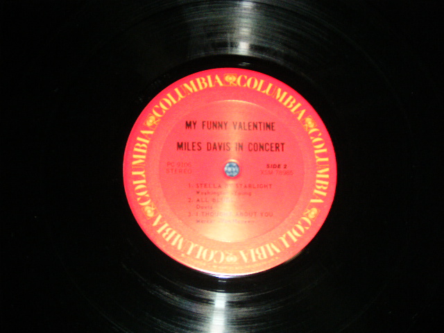 画像: MILES DAVIS  - MY FUNNY VALENTINE : IN CONCERT  ( Ex+++/MINT- )   / 1980's? US AMERICA REISSUE STEREO Used LP 