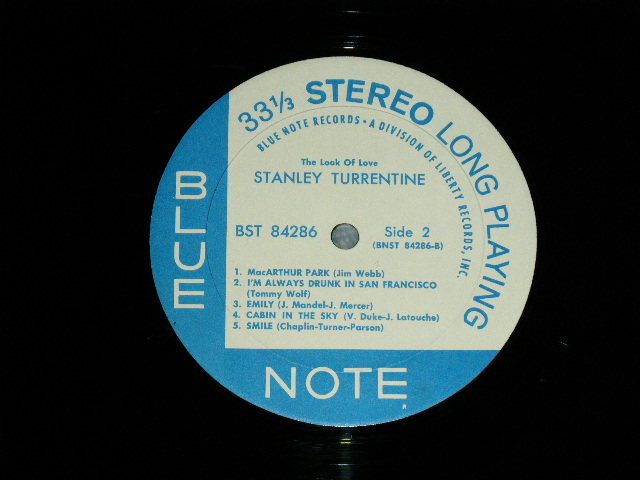 画像:  STANLEY TURRENTINE - THE LOOK OF LOVE ( Ex++/.Ex+++ Looks:Ex++ )  / 1968 US AMERICA  ORIGINAL1st Press "LIBERTY Credit Label"  Used LP