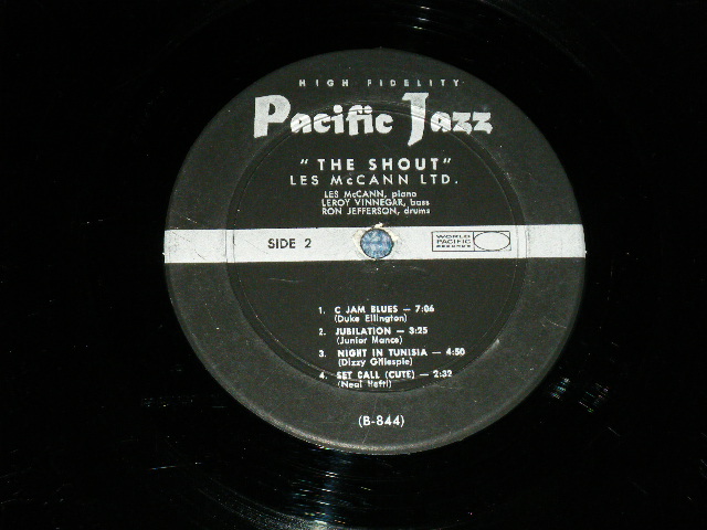 画像: LES McCANN - THE SHOUT ( VG+++/VG+++) / 1960 US AMERICA ORIGINAL MONO Used LP 