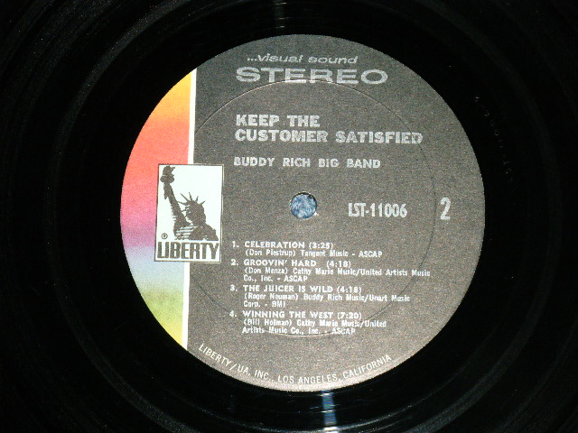 画像: BUDDY RICH BIG BAND - KEEP THE CUSTOMER SATISFIED   ( Ex/Ex+++)  ) /  1970 US AMERICA ORIGINAL "PROMO"  Used LP 