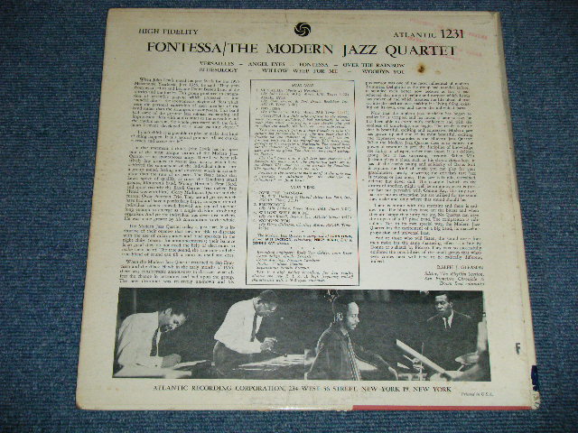 画像: MJQ MODERN JAZZ QUARTET-  FONTESSA ( Ex-/VG++ Looks:VG+ ) / 1956 US AMERICA 1st Press "BLACK Label" MONO  Used LP 